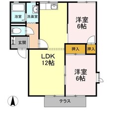 アルナハイムⅢの物件間取画像